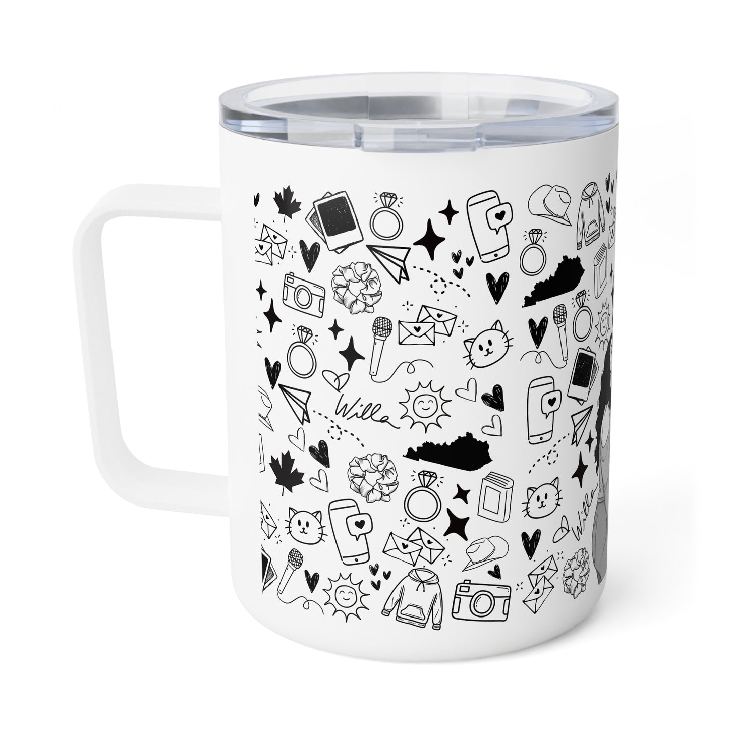 Paige and Cade Insulated Coffee Mug, 10oz