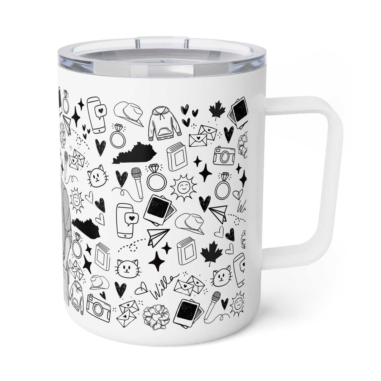 Paige and Cade Insulated Coffee Mug, 10oz